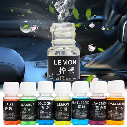 Car Perfume Supplement Liquid 70/30ml Pure Natural Plant Essential Oil Perfume Long-lasting Fragrance Car Interior Air Freshener