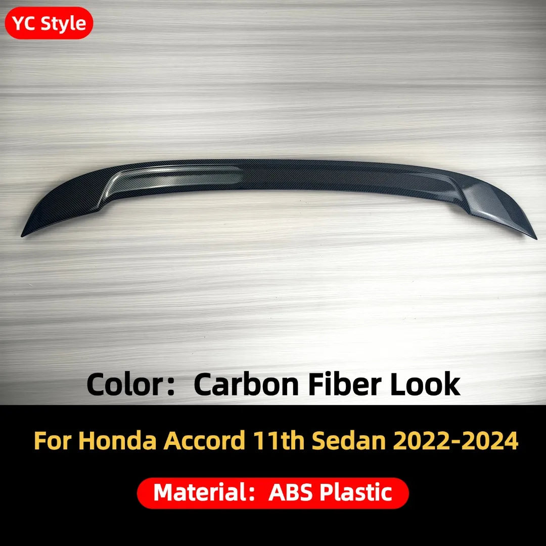 Air Deflector Boot Lip Rear Spoiler Wing Airfoil For Accord Honda 11th Gen Sedan 4 Door 2022-24 Car Styling Tuning Accessories