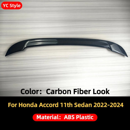 Air Deflector Boot Lip Rear Spoiler Wing Airfoil For Accord Honda 11th Gen Sedan 4 Door 2022-24 Car Styling Tuning Accessories