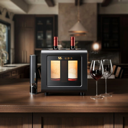 Constant Mini Electric Wine Chiller Semiconductor Cooling  All-in-1 Set Bottle Cooler