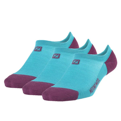 ZEALWOOD Merino Wool Running Socks Men Women No Show/Ankle/Crew Anti-blister Cushion Athletic Socks Ultra-Light Tennis 1/3 Pairs