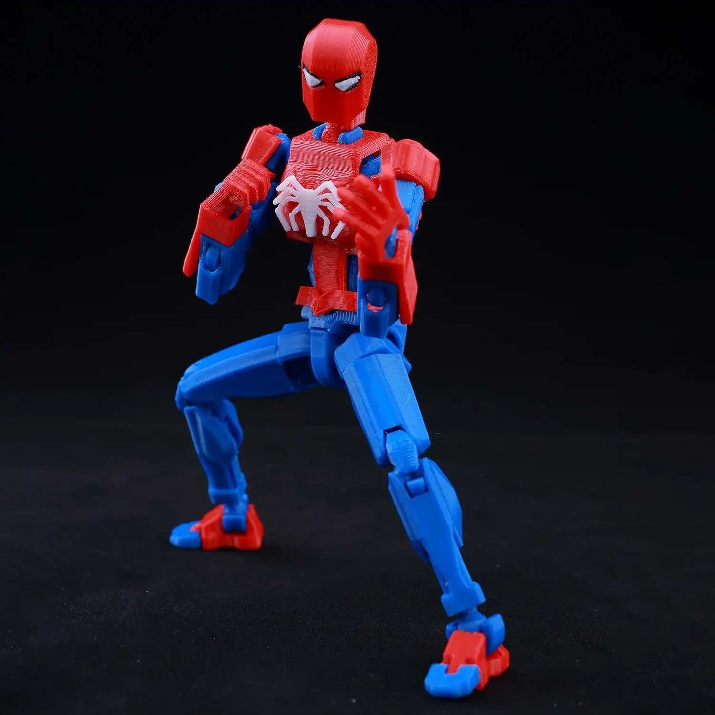 9L3D Printed Lucky Dummy 13 Spider-Man 3D Printed Action Figure, Multi-Jointed Poseable Anime Model, Collectible Gift for Fans