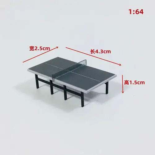 1/64/87 HO Scale Outland Model City Railway Fence Bleachers Benches Scene Model