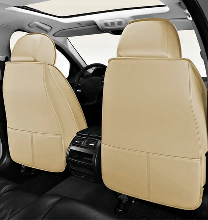 5-seat  car seat cover, new nappa leather ice silk fixed lumbar support, four-season universal, suitable for most cars