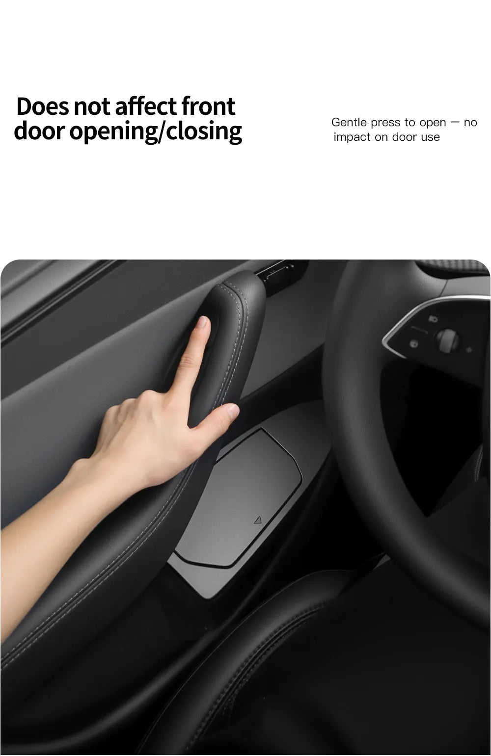 YZ Front Door Storage Trash Can for Tesla Model Y/YL Juniper Car Door Storage Box Multi Functional organizador Car Accessories