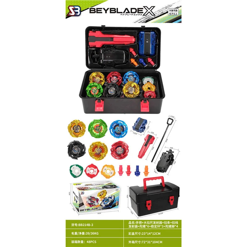 New alloy gyro attack suit with two-way transmitter combat gyro tool storage box gift Hurricane CX BX alloy gyro vs PK game.