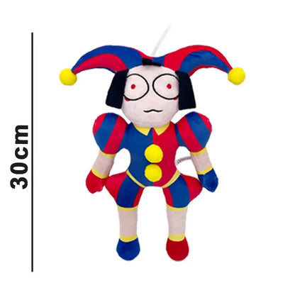 New The Amazing Digital Circus Pomni Jax Plush Toy Anime Cute Theater Rabbit Doll StuffedCartoon Clown Christmas Kids Gifts