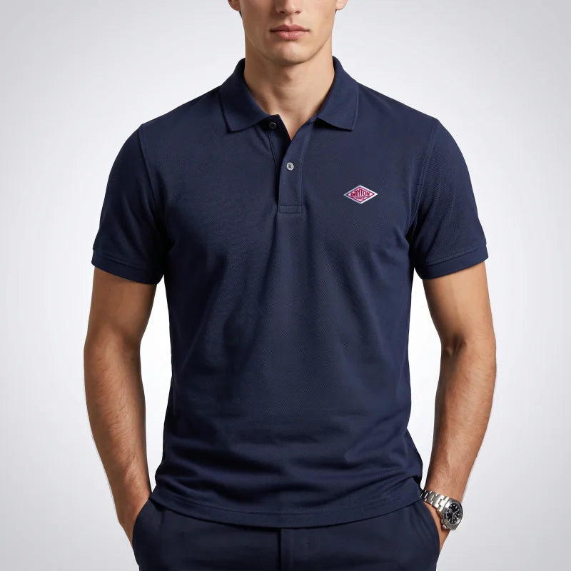 Men's 100% Cotton Polo Shirt -2026 Summer Fashion Casual Short Sleeve, Breathable Lapel Tee，27 Colors, Ideal for Golf and Sports