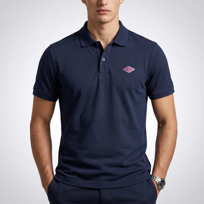 Men's 100% Cotton Polo Shirt -2026 Summer Fashion Casual Short Sleeve, Breathable Lapel Tee，27 Colors, Ideal for Golf and Sports