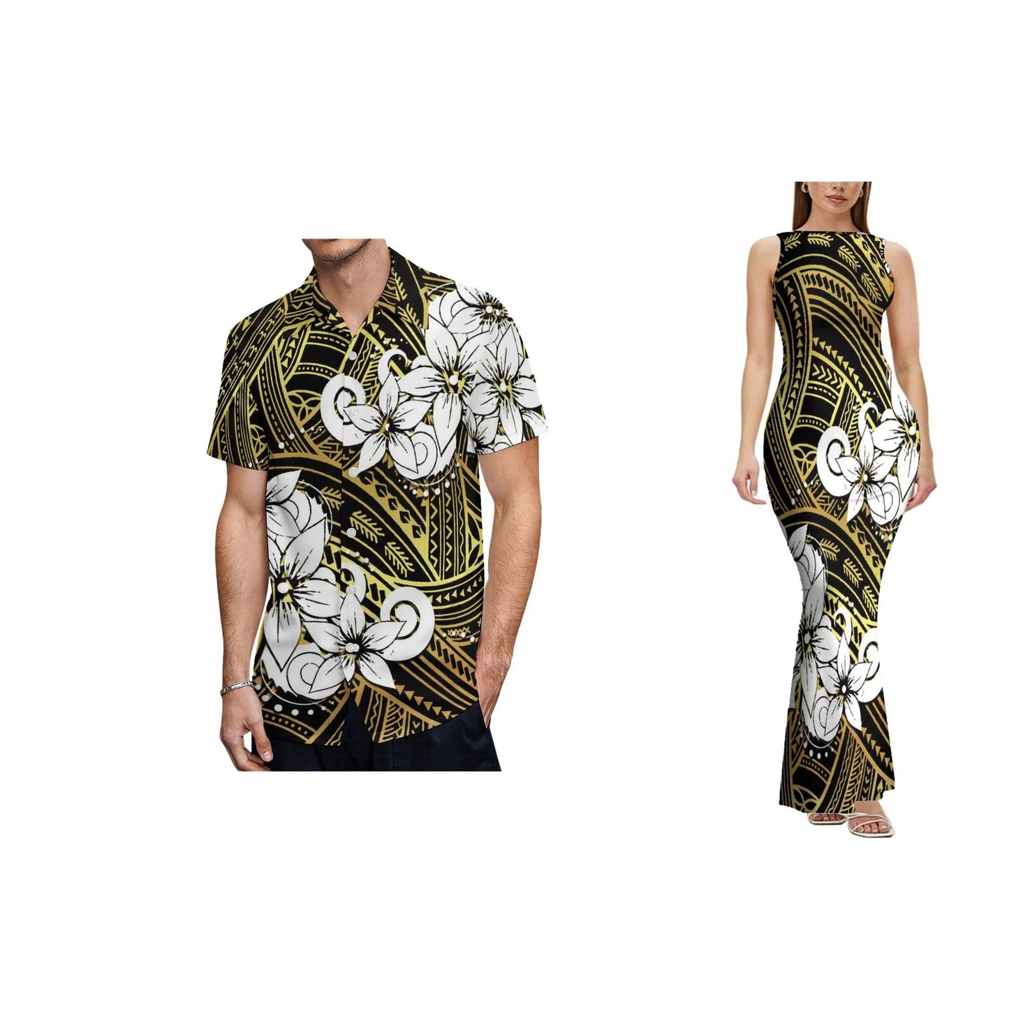 High Quality Custom Sexy Bodycon Dress Pacific Isalnd Art Design Women Boat Neck Design Sleeveless Maxi Dress Backless Dress