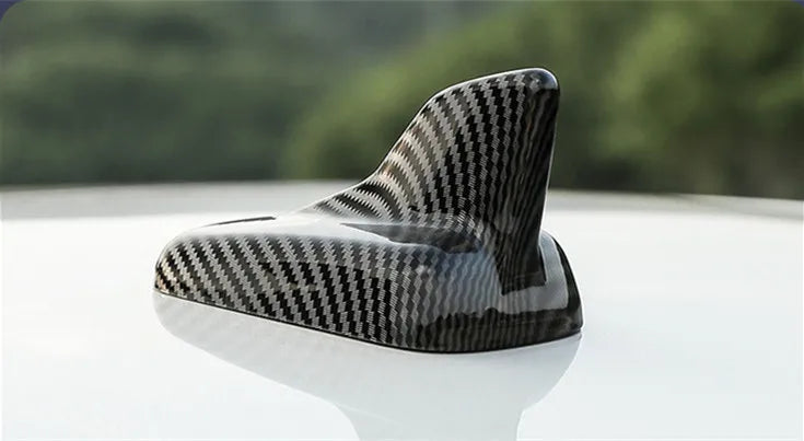 Carbon Fiber Car Antenna Roof Decoration Shark Fin Signal Antenna for Audi A3 A4L A5 A6L Q3 Q5 Q7 Q5L 2017-2022 Car Accessories