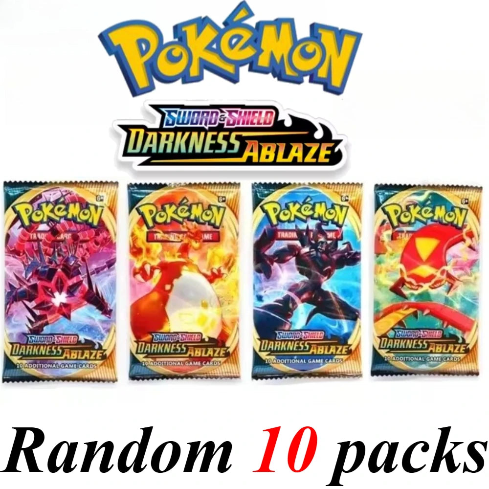 2026 New Pokemon Cards 9+1 Per Pack TCG Mega Evolution Phantasmal Flames Booster Box, English Trading Card Game Collection Set