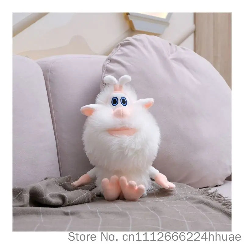 30cm Booba Plush Toy Cartoon Anime Soft Fluffy Cute Stuffed Doll Desktop Ornament Gift Soothing Companion Doll Sleeping Pillow