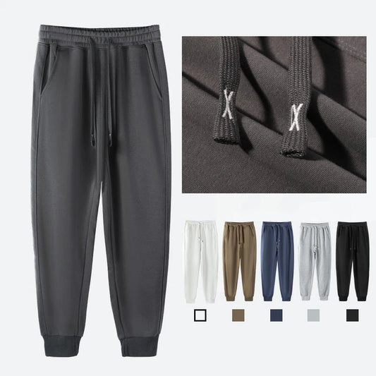 High Quality Cotton 2026 Men Spring Autumn Sweatpants Casual Drawstring Pockets Trousers Oversize Sweatpants Joggers For Unisex