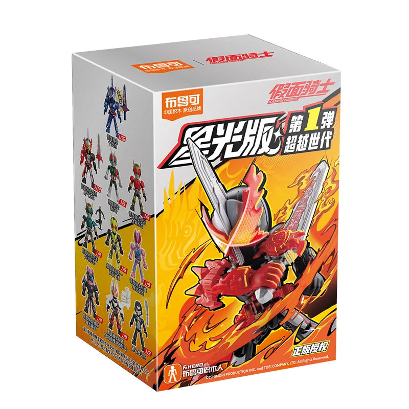 Blokees Kamen Rider Anime Figure Masked Rider Assembled Toys Saber GEATS Hopper Kuuga Action Figure Assembled Toys