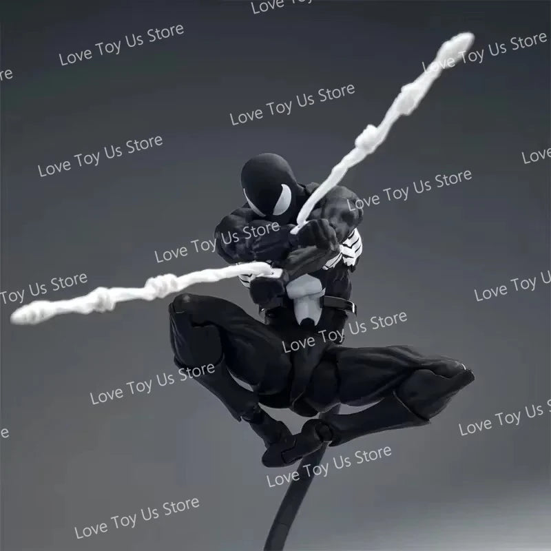 Original Mess Toys Spider Man Symbiote Black Suit Neighbor Scarlet Spider Spiderman Messtoys Anime Action Figure Gifts Toys