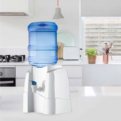Desktop Water Dispenser Water Bottle Bucket Holder Mini Drinking Fountain Machine for Office Outdoor Kitchens Dinner Home