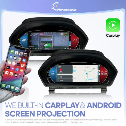 For BMW 3 Series 4 Series F30 F31 F34 F32 F33 F36 2013-2020 Car Digital Cluster LCD Dashboard Carplay Cockpit Virtual Instrument