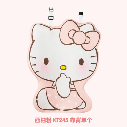 My Melody Car Seat Cushion Sweat Absorbing Plush Women's Cute Cartoon Pillow Comfortable Soft Cushion for Vehicle Seat