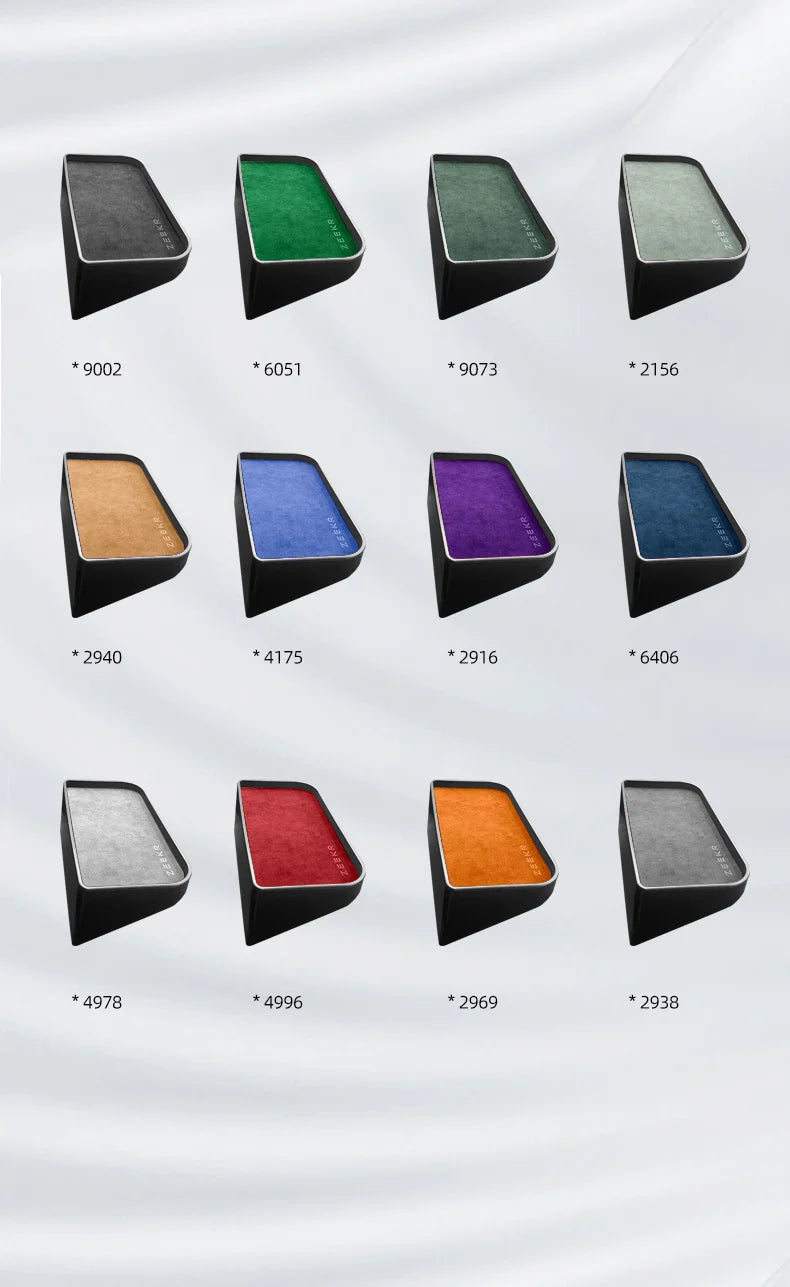 For Zeekr 001 2024 Storage Box Behind The Central Control Screen Navigation Screen Storage Alcantara suede Car Accessories