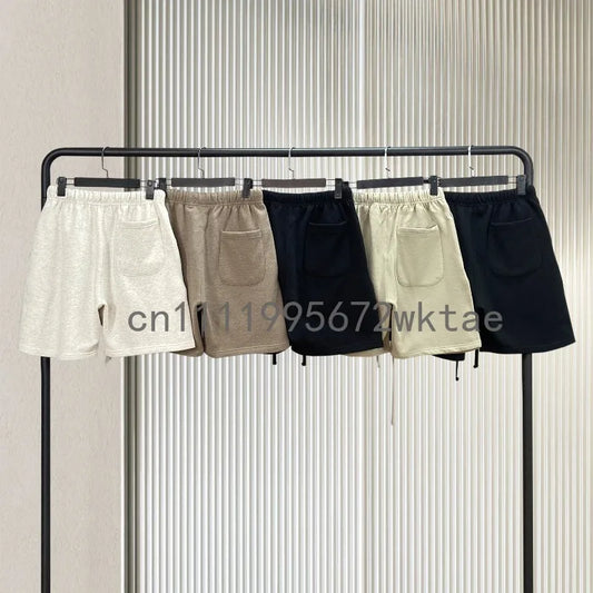 FW26 Double Line Luxury Design Men's Casual Shorts Rubber Number 26 Logo Shorts Designer Brand Couple High Street Loose Shorts