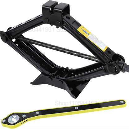 2.5T Scissor Jack for Car 2.5 Ton Robust Steel Car Jack with Saving Effort Ratchet Handl Cars Jacks Tool Kit for Auto and Trucks