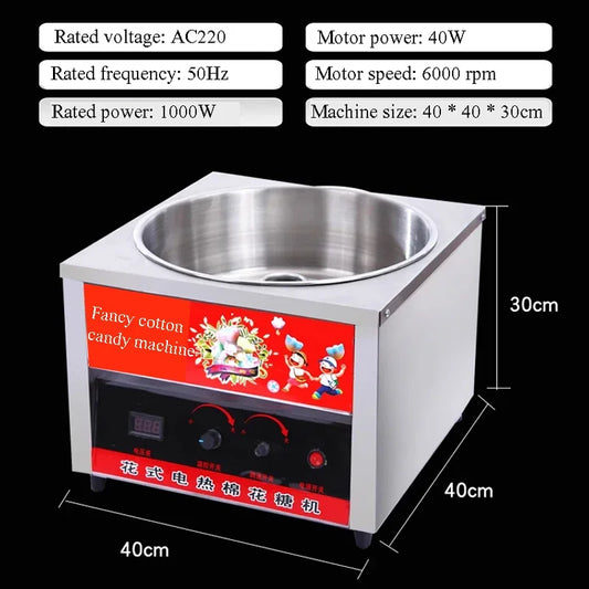 Electric Sweet Cotton Candy Maker Marshmallow Machine MINI Portable Cotton Sugar Floss Machine