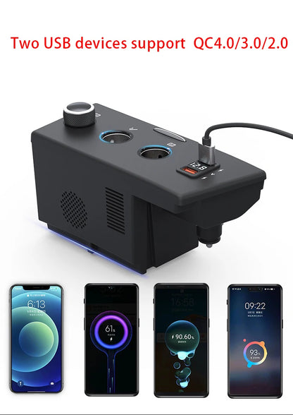 LOYEUANR Car Charger for VW Tiguan Prototype / Golf Plus Cigarette Modified Quick Charging for iPhone Xiaomi HUAWEI Mobile Phone