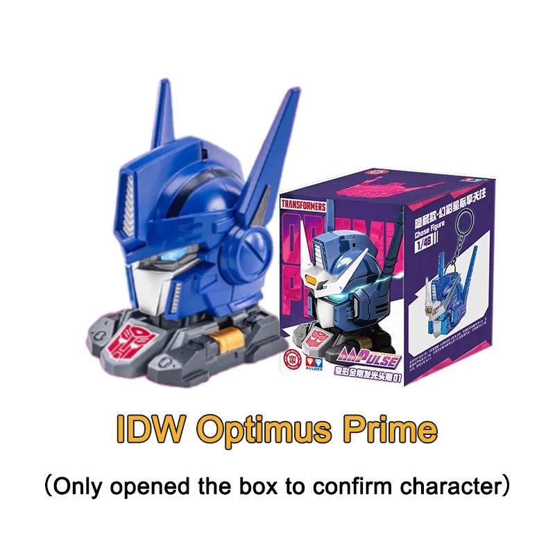 New AULDEY Transformers G1 Toy AAP Series Light-Up Head Sculpt Mecha Model Optimus Prime Dual Modes Pendant Display  Figure Gift