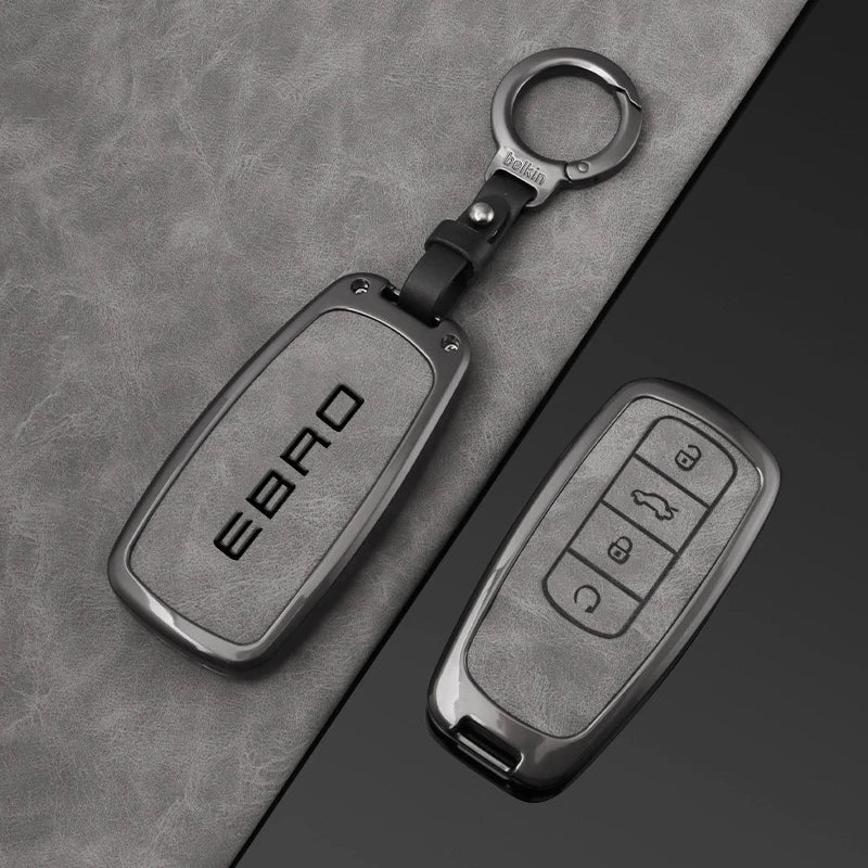 NEW Car Key Case Cover Holder Shell Fit For EBRO S400 EBRO S700 EBRO S800 2025Protection Key Bag Set Keychain Car Accessories