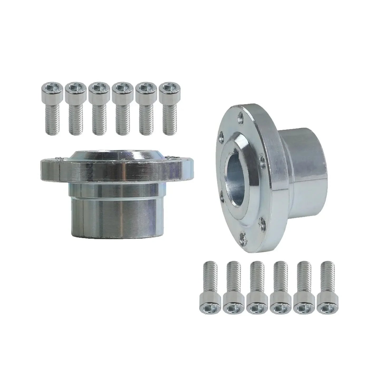 1Set of 2 20mm 6 Stud #35 Sprocket Hub Flange Adapter For Go Kart Mini Bike Trike 45 # steel  material