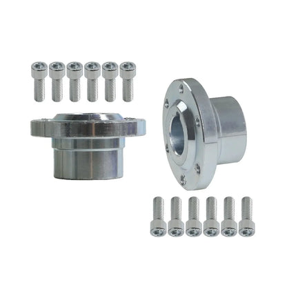 1Set of 2 20mm 6 Stud #35 Sprocket Hub Flange Adapter For Go Kart Mini Bike Trike 45 # steel  material