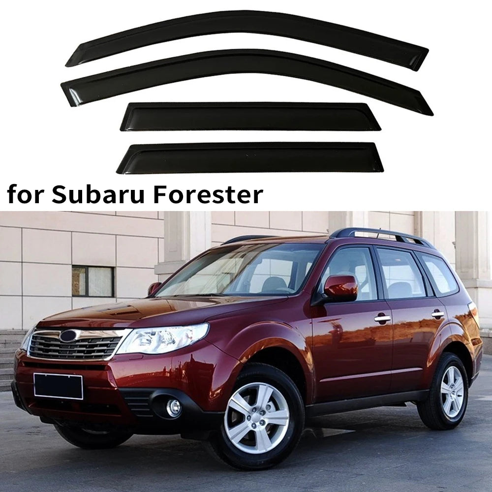 Window Visor for Subaru Forester 2009 2010 2011 2012 2013 Wind Deflectors Rain Guards Door Visor Vent Shades Ventvisor Sun Rain