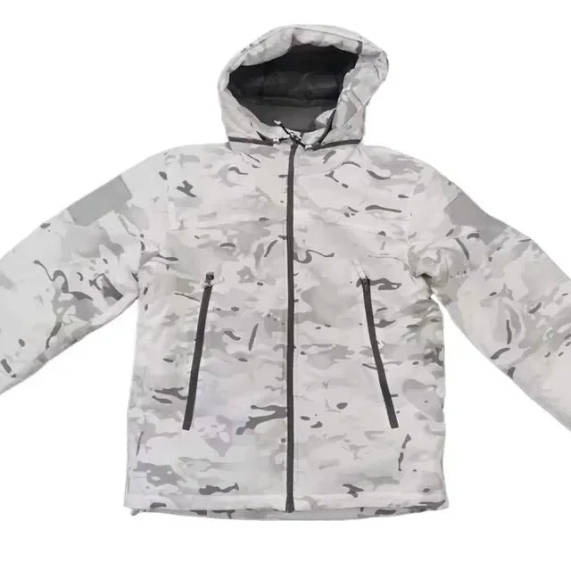 L7 Winter Warm Waterproof Jacket Parkas Men Windbreaks Tactical Hunting Camping Hiking Down Jacket Polar Region Coat