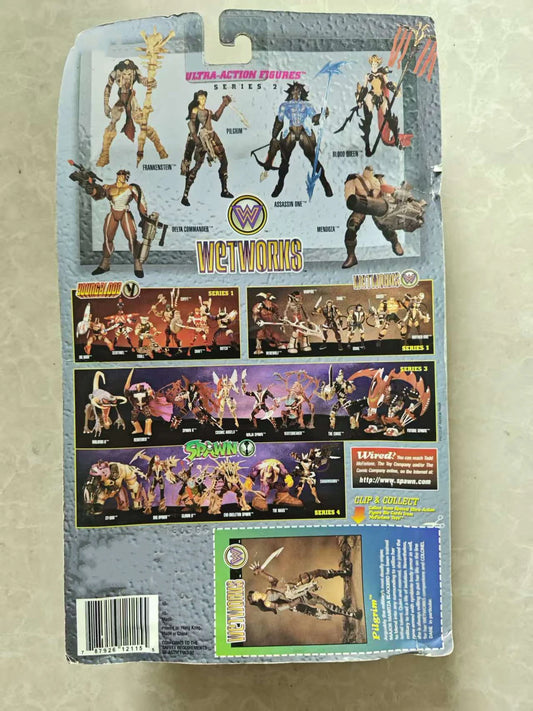 Pilgrim Wetworks 6" Deluxe Ultra Action Figure Series2 1995 Vintage Spawn Toy, Retro Collectible Gift for Collectors