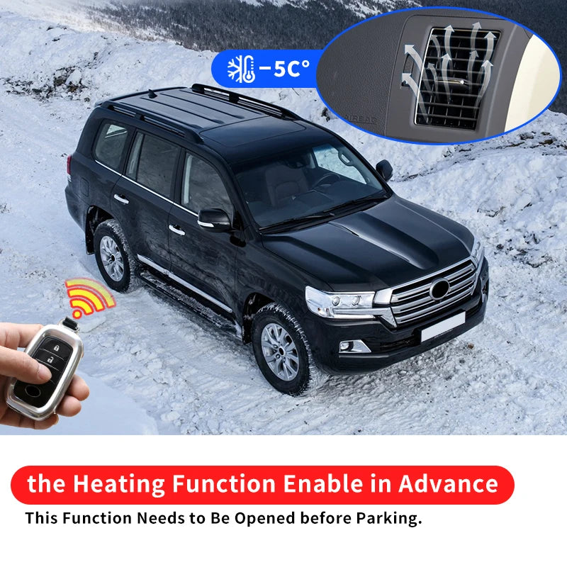 Remote Key Starter,For Toyota Land Cruiser 200 2016-2021 2020 2019 Interior Upgraded Modification accessories,body kit LC200