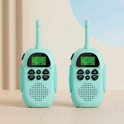 Rechargeable Walkie Talkies for Kids 2 Pack 22 Channels 3KM Range Toys Two Way Radio Children Gifts