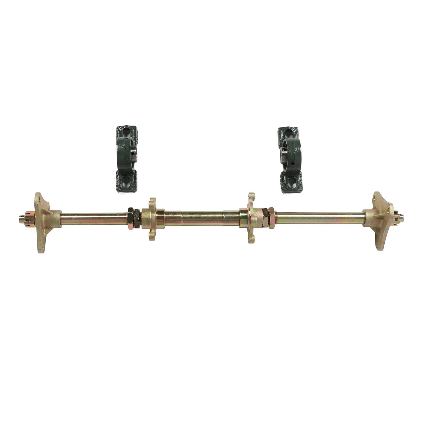 DIY Rear Axle Kit  High Strength Anti  Heavy Duty Flanges 24inch Rear Axle Shaft Kit for ATVs for 50‑150CC