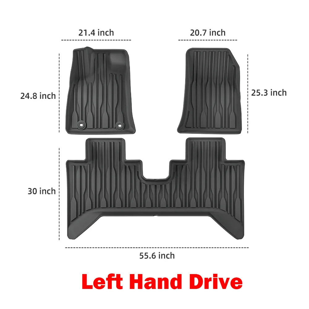 Car Floor Mats For BYD Shark 6 2024-2026 Trunk Mat Waterproof Non-slip Cargo Liners Foot Pads Car Carpets Anti slip mats LHD&RHD
