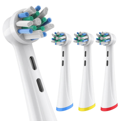 iO Replacement Brush Heads Compatible with Oral B IO 2/3/4/5/6/7/8/9/10 Electric Toothbrush, Cross Clean Toothbrush Head Refill