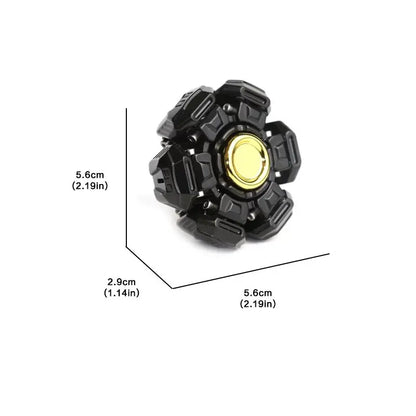 Open Armor Linkage Ancient Iron Fidget Spinner,  Hand Spinner EDC Stress Relief Toy, ADHD Anti-Anxiety Toy Adults Gifts