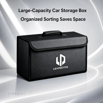 Suitable for Leapmotor C10 T03 A10 B10 C10 C01 C11 C16 D19 car carbon fiber trunk storage box large capacity foldable storage bo