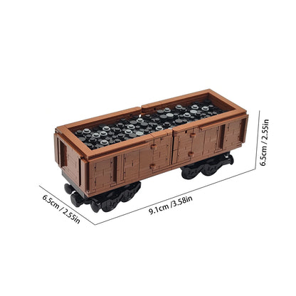 City Train Building Blocks DIY Modified Accessories, Creative MOC Assembly Track Train Carriage Expansion Set, Base, Wheel Parts