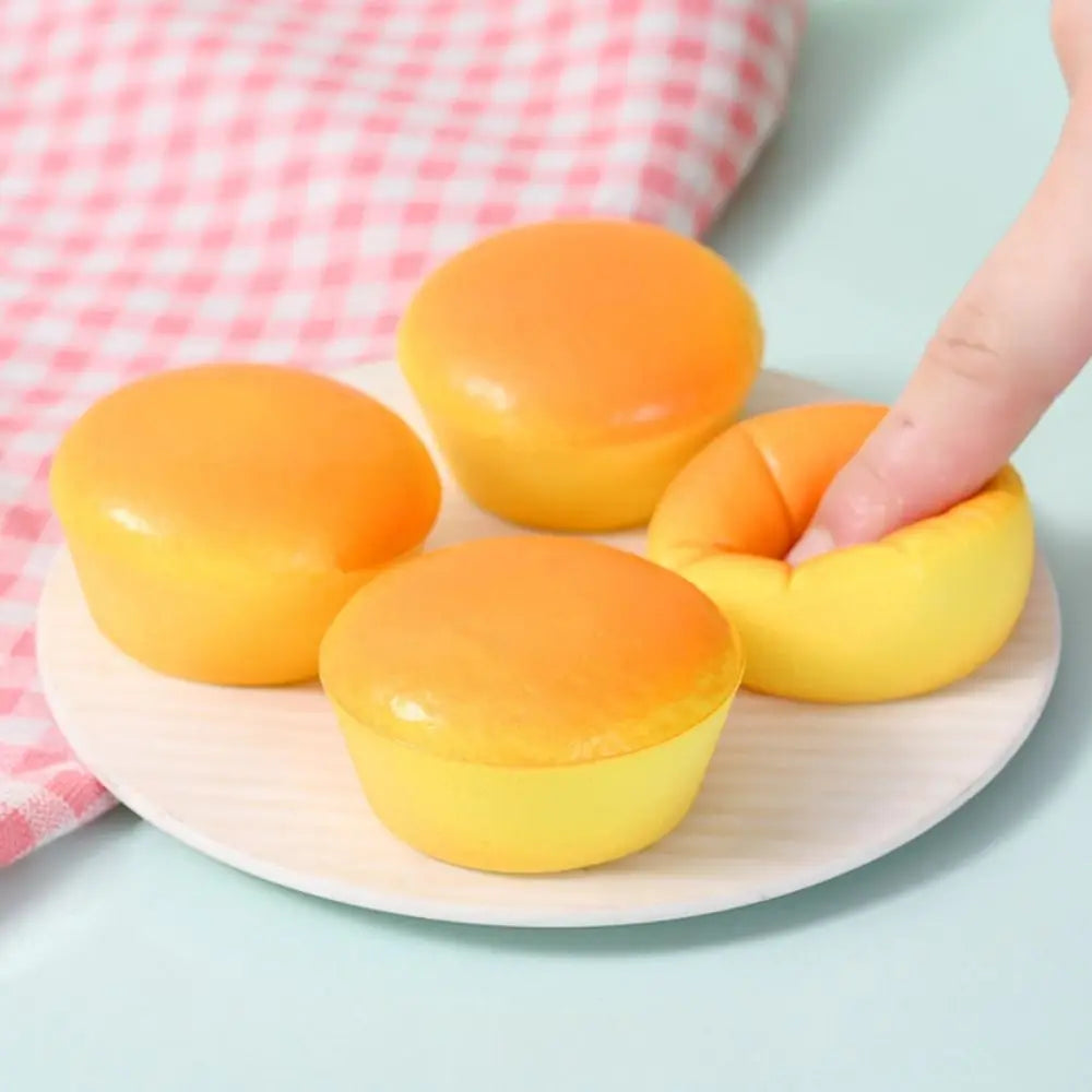 Simulation Bread Toast Squishy Toys Donuts Slow Rising Rebound Squeeze Toy Anti Stress Relief Toys for Kids Adults Desktop Decor