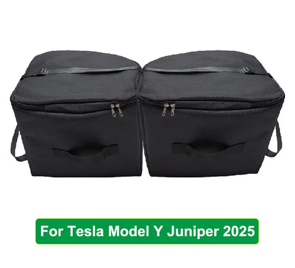 For Tesl Model 3 Y YL Juniper Highland 2025-2020 2026 Frunk Cooler Organizer Insulation Bag Front Trunk Storage Outdoor