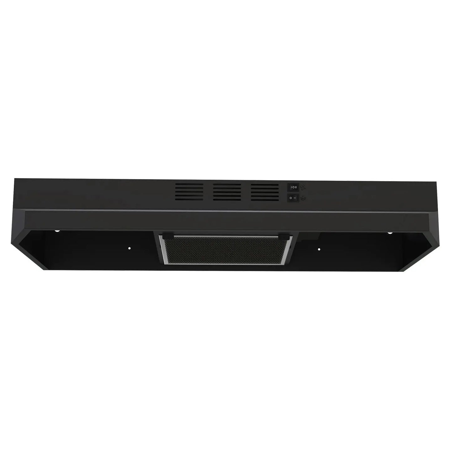 24/30/36" Under Cabinet Range Hood 280CFM Convertible Ducted/Ductless, 2-Speed & LED Light,Stainless Steel,Removable Filter