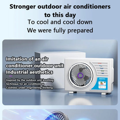 Lenovo Air-conditional Rechargeable Table Fan Portable Small Fan For Student Dormitory Computer Summer Gadget Home Desk Office