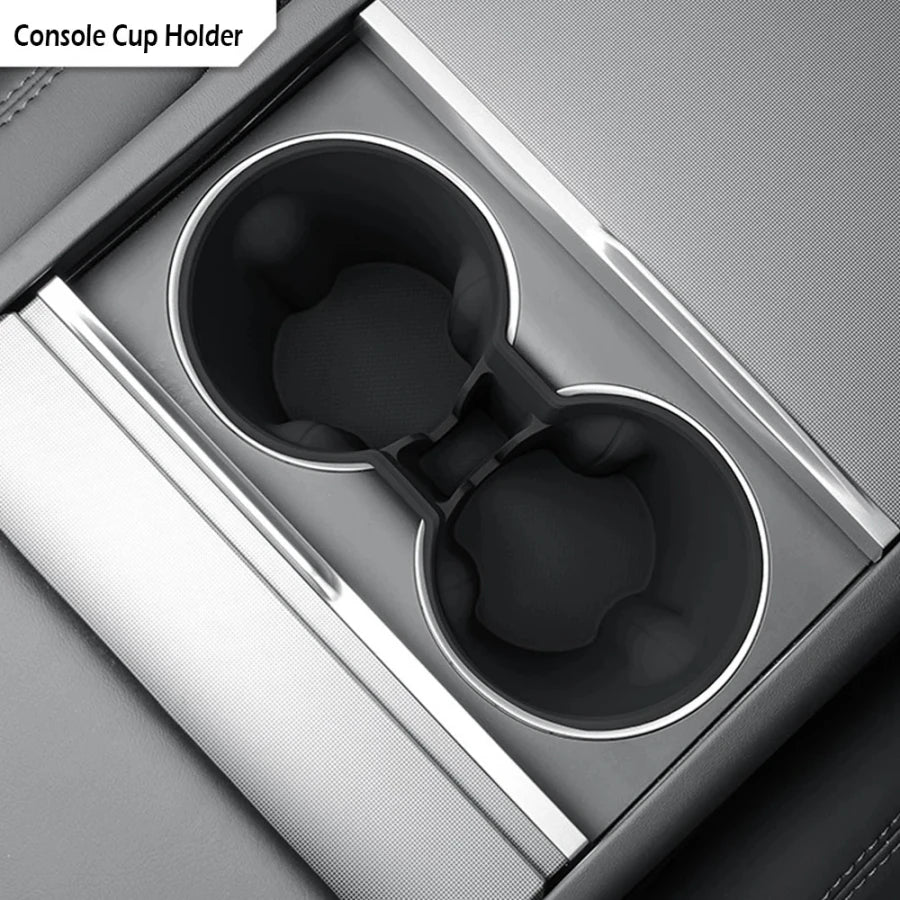 For Tesla Model Y 2025 2026 Center Console Organzier Tray Model 3 Highland 24-26 Armrest Box Hidden Storage Box Cup Holder