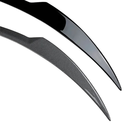 Carbon Look Car Trunk Spoiler Rear Spoiler For Alfa Romeo Giulia 2016-2023 Roof Splitter Tail Wing Body Kit Gloss Black Trim