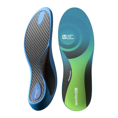 Arch Support Insole Orthotic Arch Lift Heightening Sports Shoes Men Women Breathable Shock Absorption Anti-Odor Carbon Fiber...